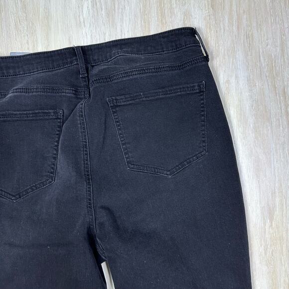 NYDJ Black Slim Bootcut Sure Stretch LiftxTuck Technology High Rise Jeans 12 - Picture 9 of 14
